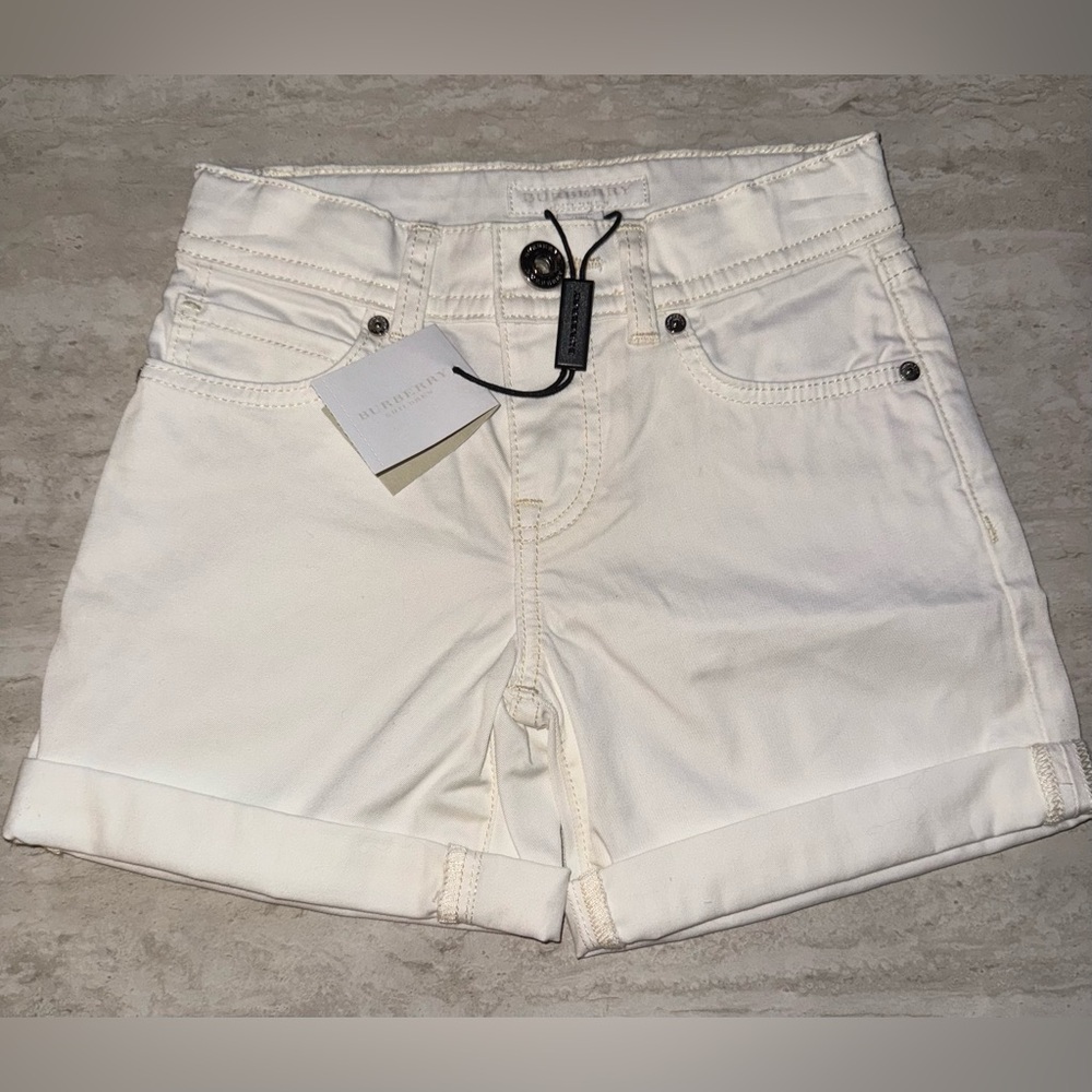 Burberry Children White Shorts